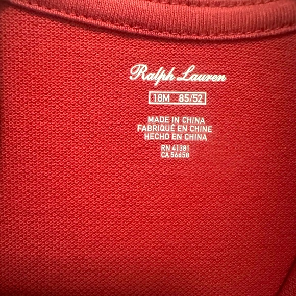 NWT Ralph Lauren red and navy toddler sz.18M 2piece dress set! Great present 🎁 - Picture 7 of 16